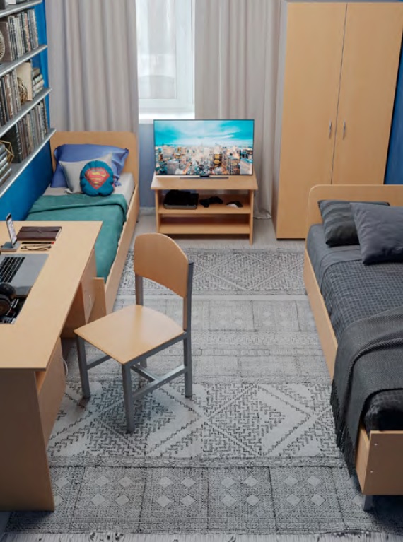 Мебель для хостелов и гостиниц